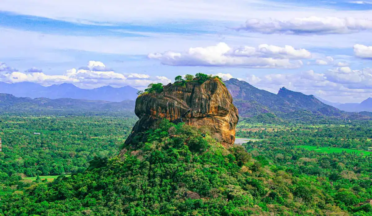 Sigiriya Frescoes and Mirror Wall