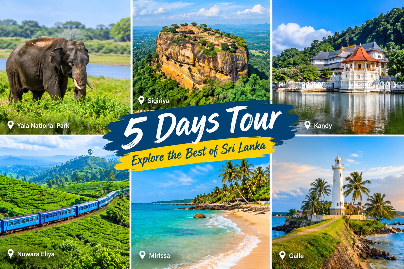 Sri Lanka 5-day tour itinerary: Galle, Mirissa, Udawalawe, Hiriketiya