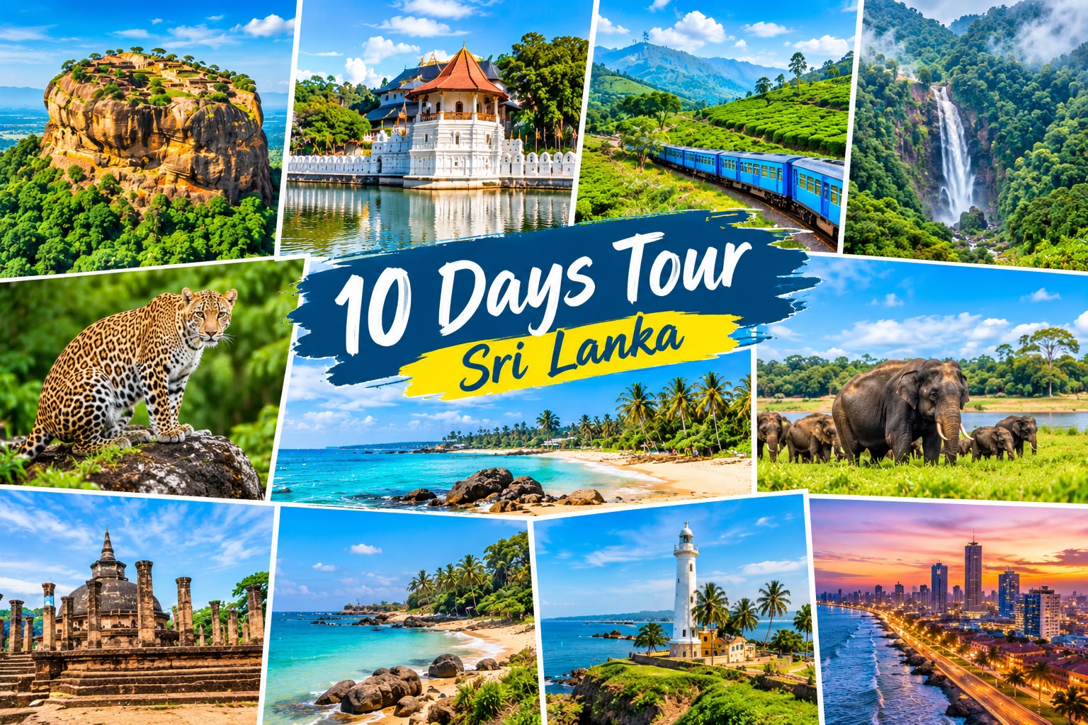 Sri Lanka 10-day tour itinerary: Sigiriya, Kandy, Nuwara Eliya, Ella, Udawalawe, Mirissa, Galle