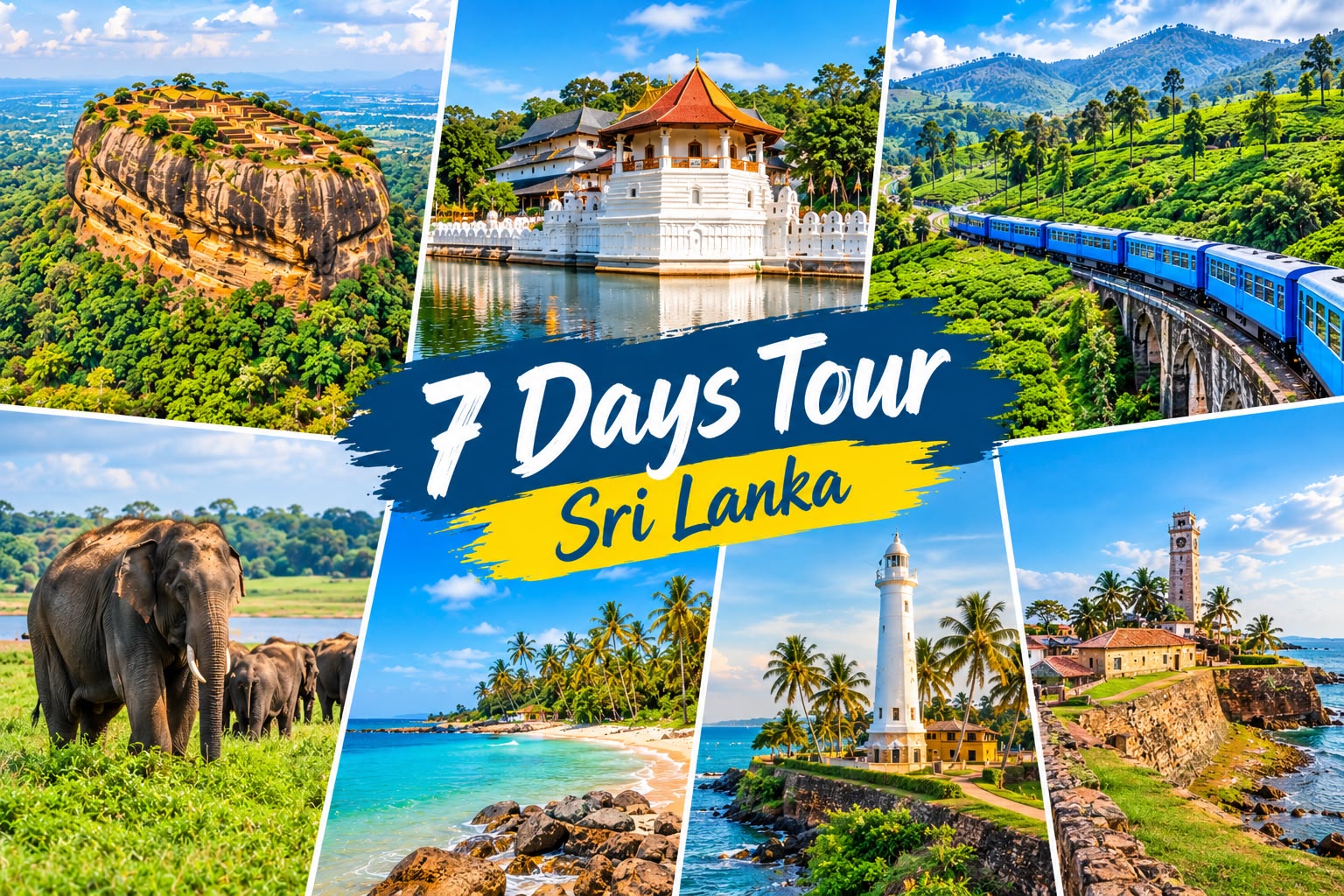 Sri Lanka 7-day tour itinerary: Colombo, Galle, Unawatuna, Mirissa, Bentota
