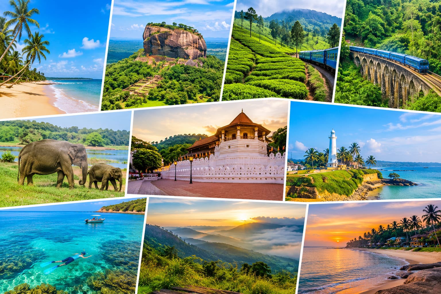 Sri Lanka 5-day tour itinerary: Sigiriya, Dambulla, Polonnaruwa, Kandy
