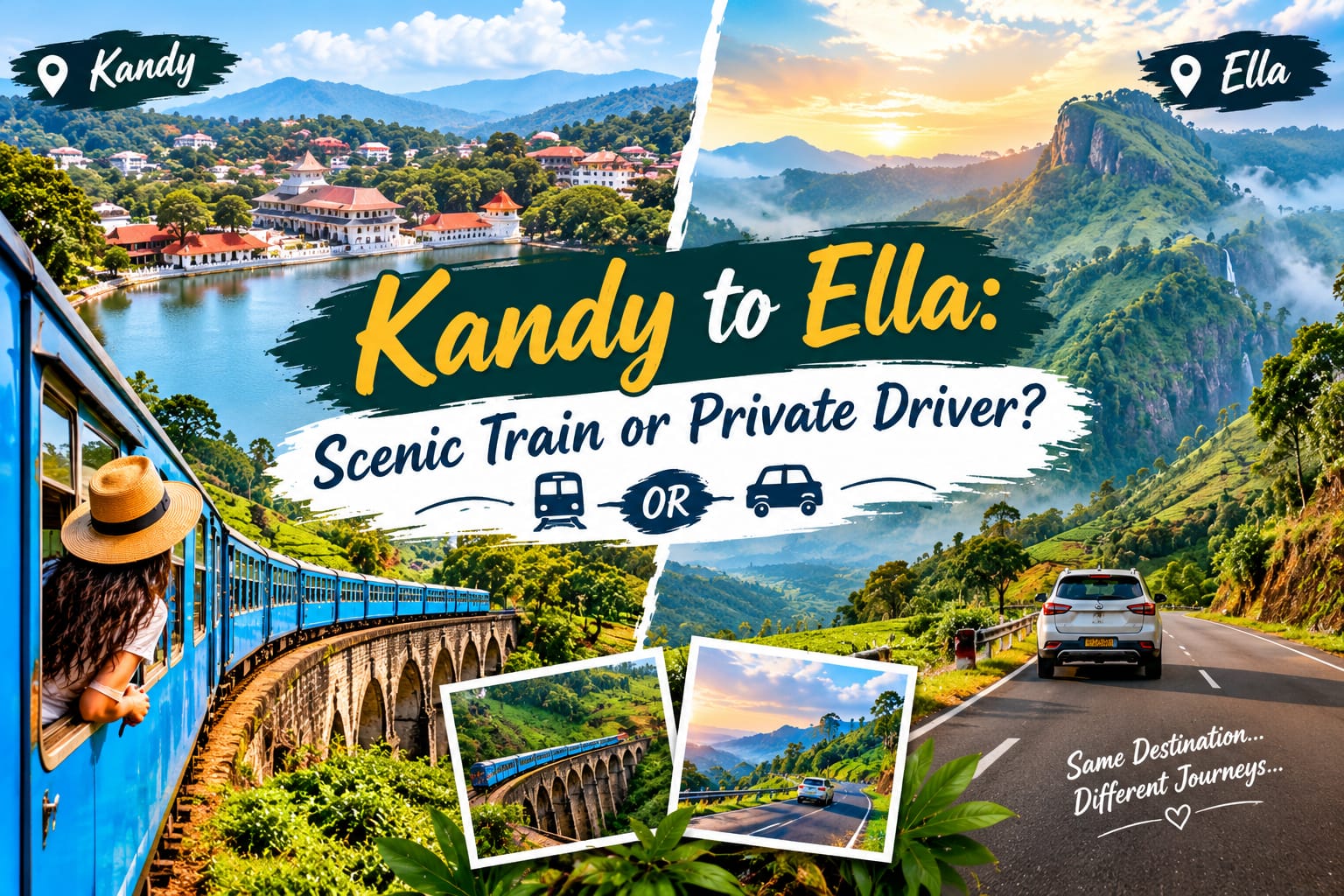 Kandy to Ella –  Scenic Train or Private Driver?