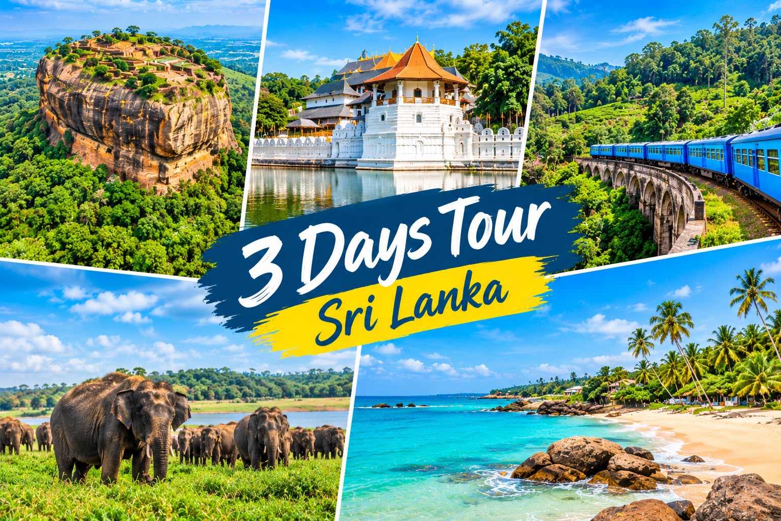 Sri Lanka 3-day tour itinerary: Kandy, Nuwara Eliya, Ella